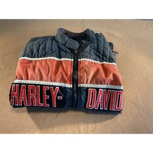 Harley-Davidson Men's Racing  Jacket Damaged *READ
